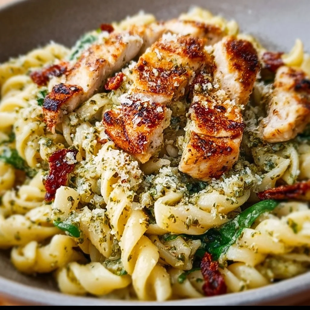 Pesto Pasta With Chicken