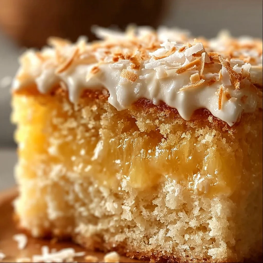 Pineapple Coconut Dream Cake