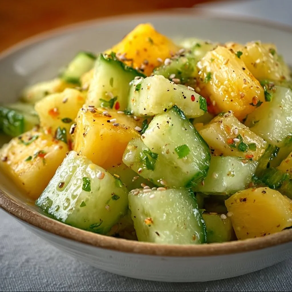 Pineapple Cucumber Salad