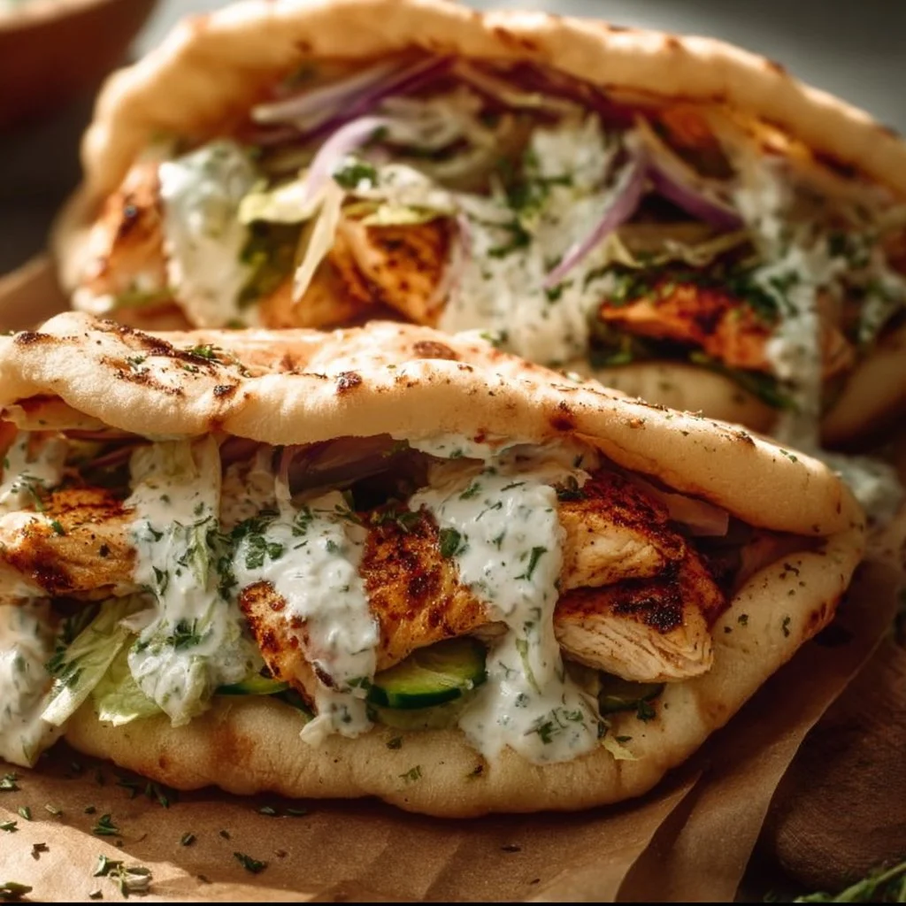 Sheet Pan Chicken Pitas with Herby Ranch