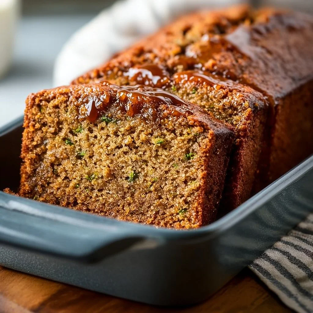 Spiced Zucchini Bread with Brown Sugar