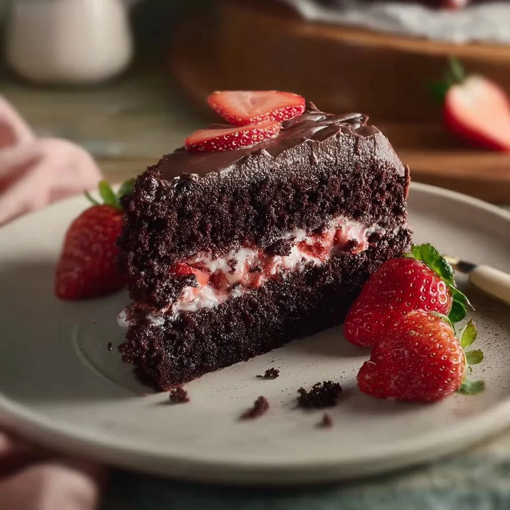 Strawberry Chocolate Cake