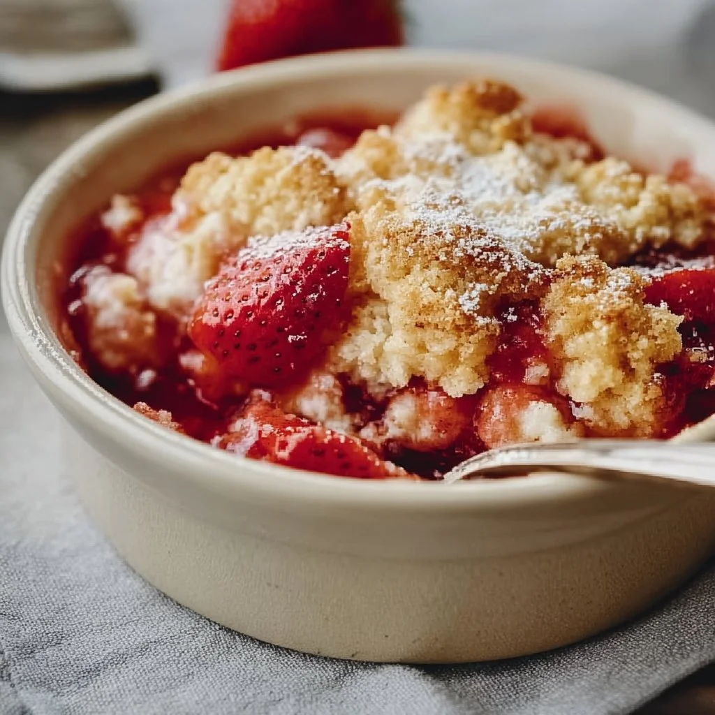 Strawberry Cobbler