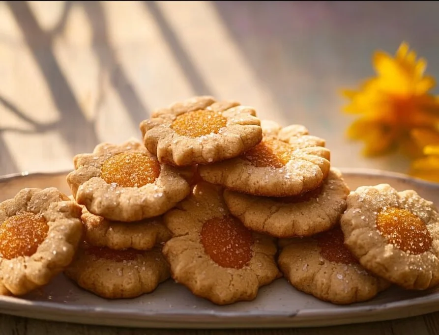 Delicious summer solstice sun cookies decorated with vibrant colors