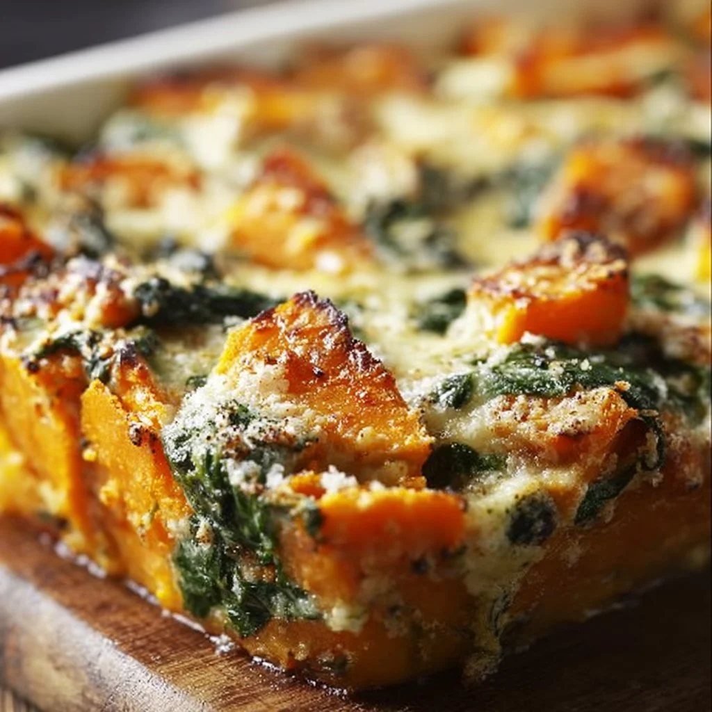 Sweet Potato & Spinach Bake