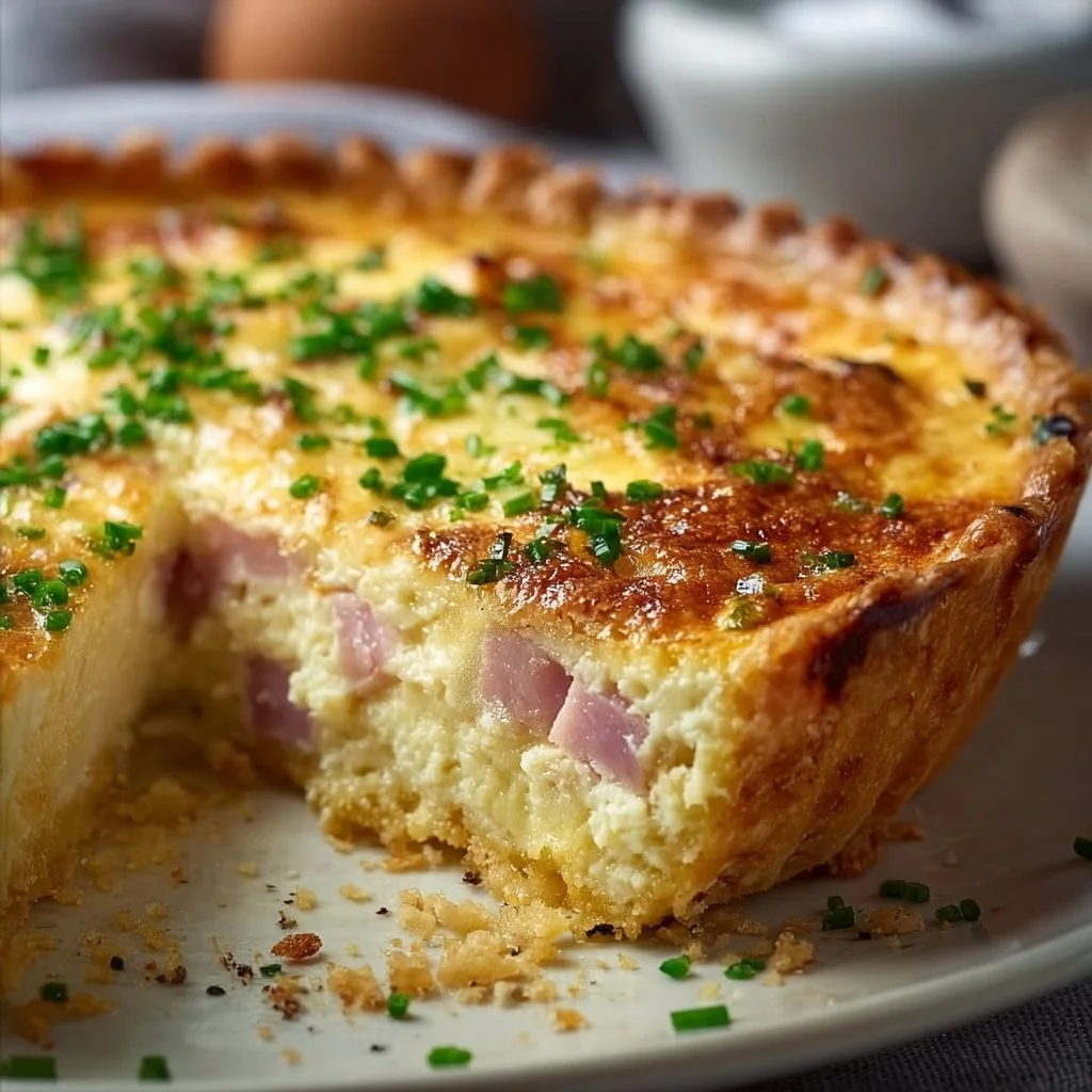 The Perfect Ham & Cheese Quiche