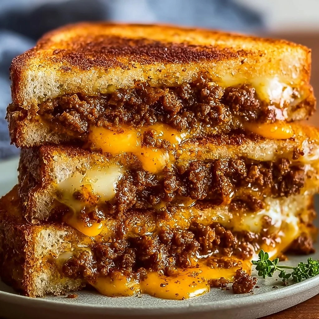 Ultimate Cheesy Ground Beef Melt