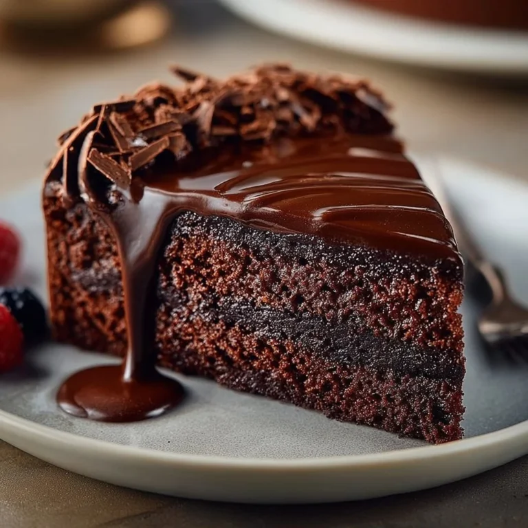 Ultimate chocolate fudge cake with rich chocolate frosting and decorative sprinkles