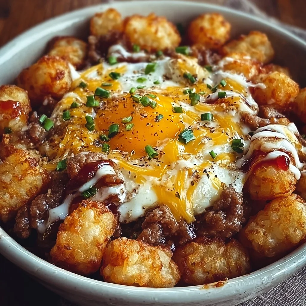Ultimate Tater Tot Breakfast Bowl