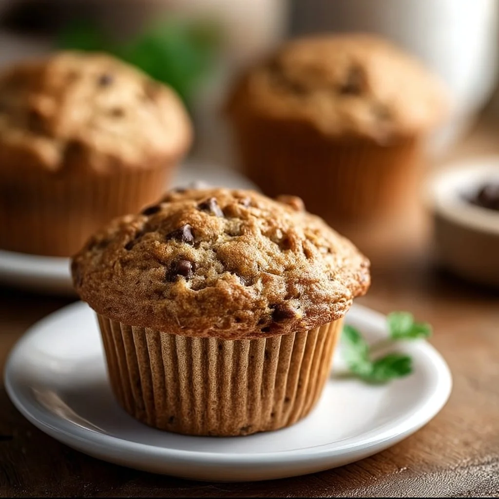 Delicious white bean muffins on a wooden table, healthy snack option.