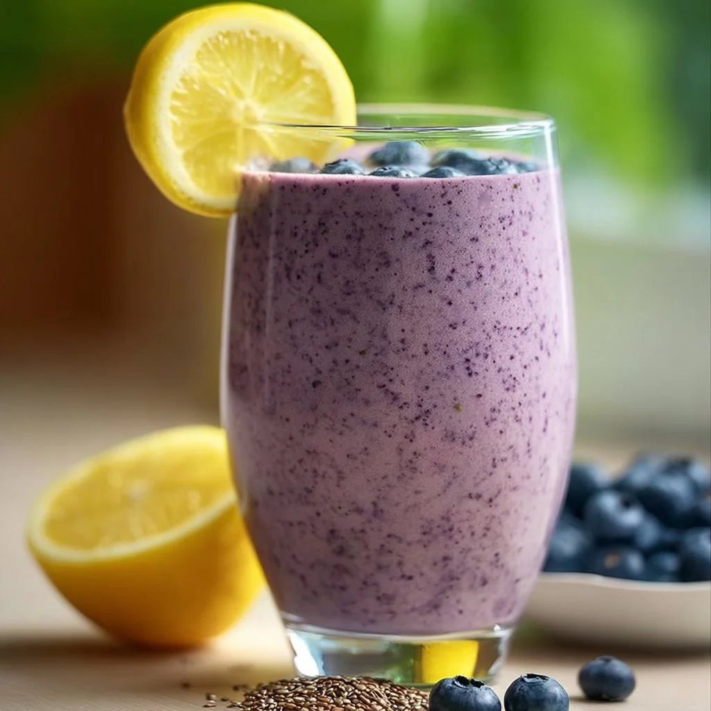 Anti-Inflammatory Lemon Blueberry Smoothie