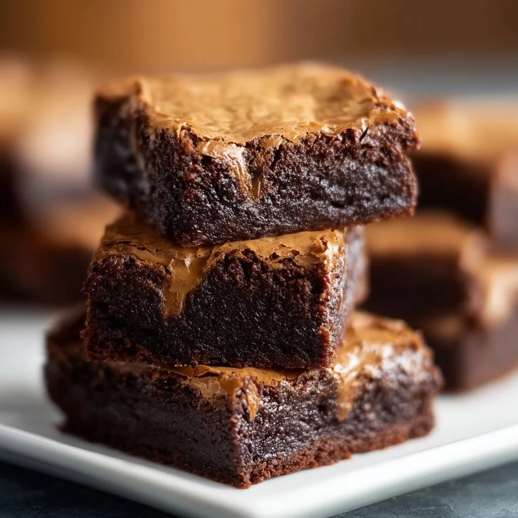 Delicious Buckeye Brownies topped with creamy peanut butter