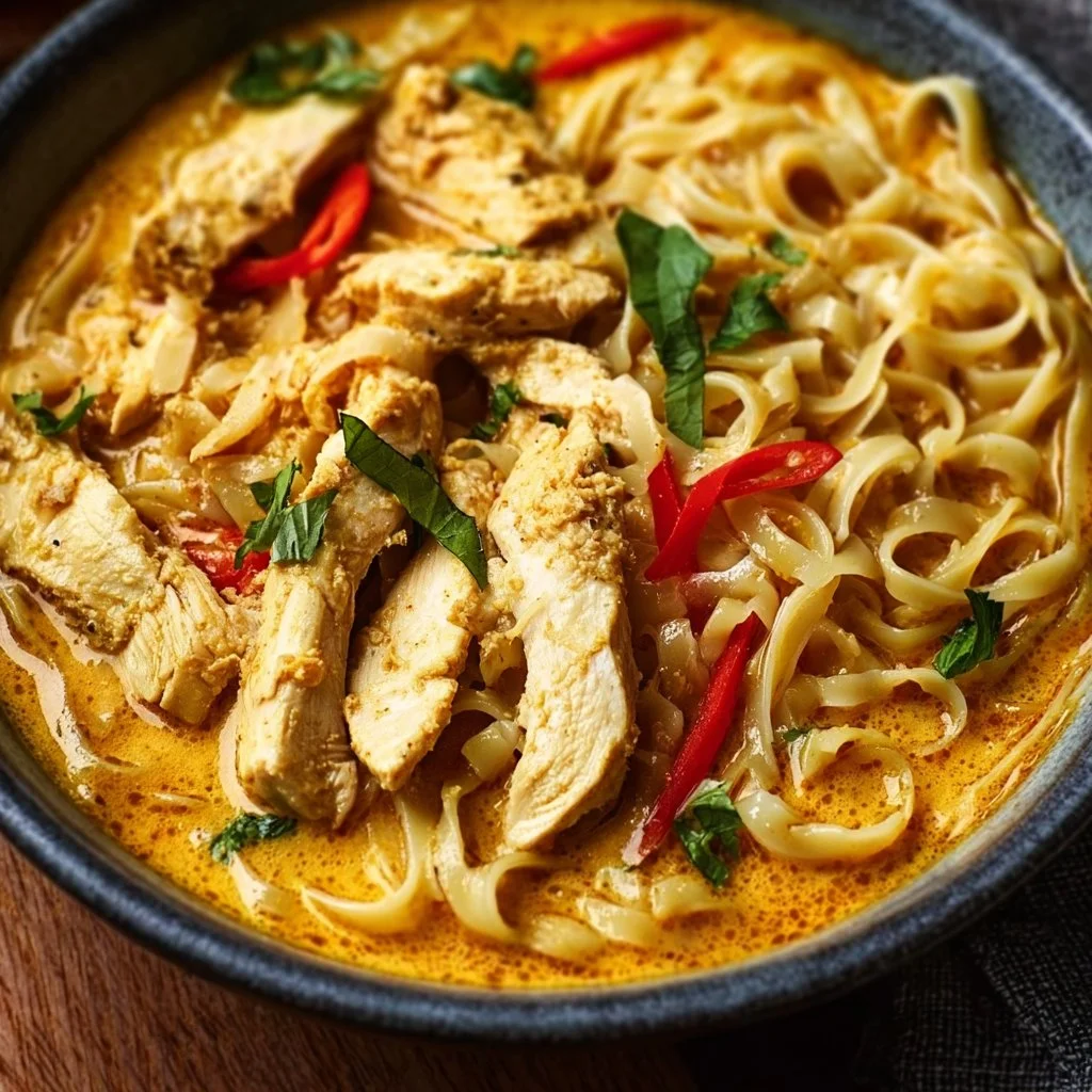 Coconut Curry Chicken Noodles