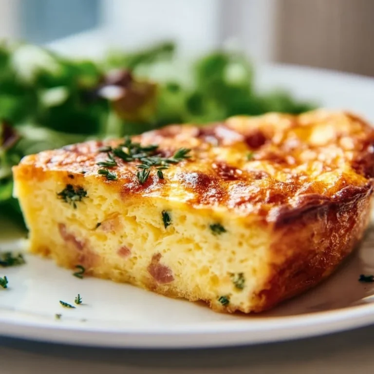 Delicious crustless quiche with fresh vegetables and cheese, perfect for brunch