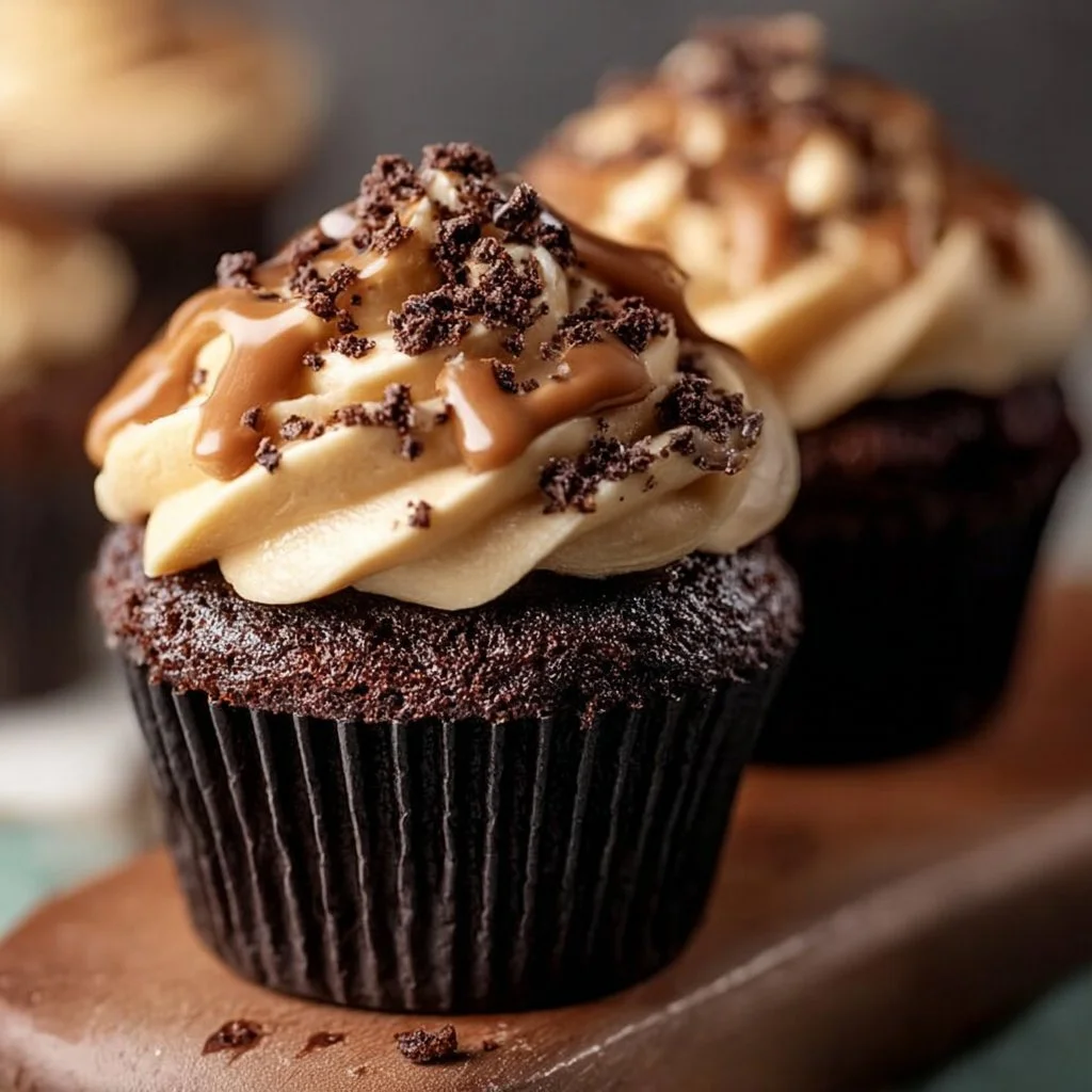 Espresso Brownie Cupcakes