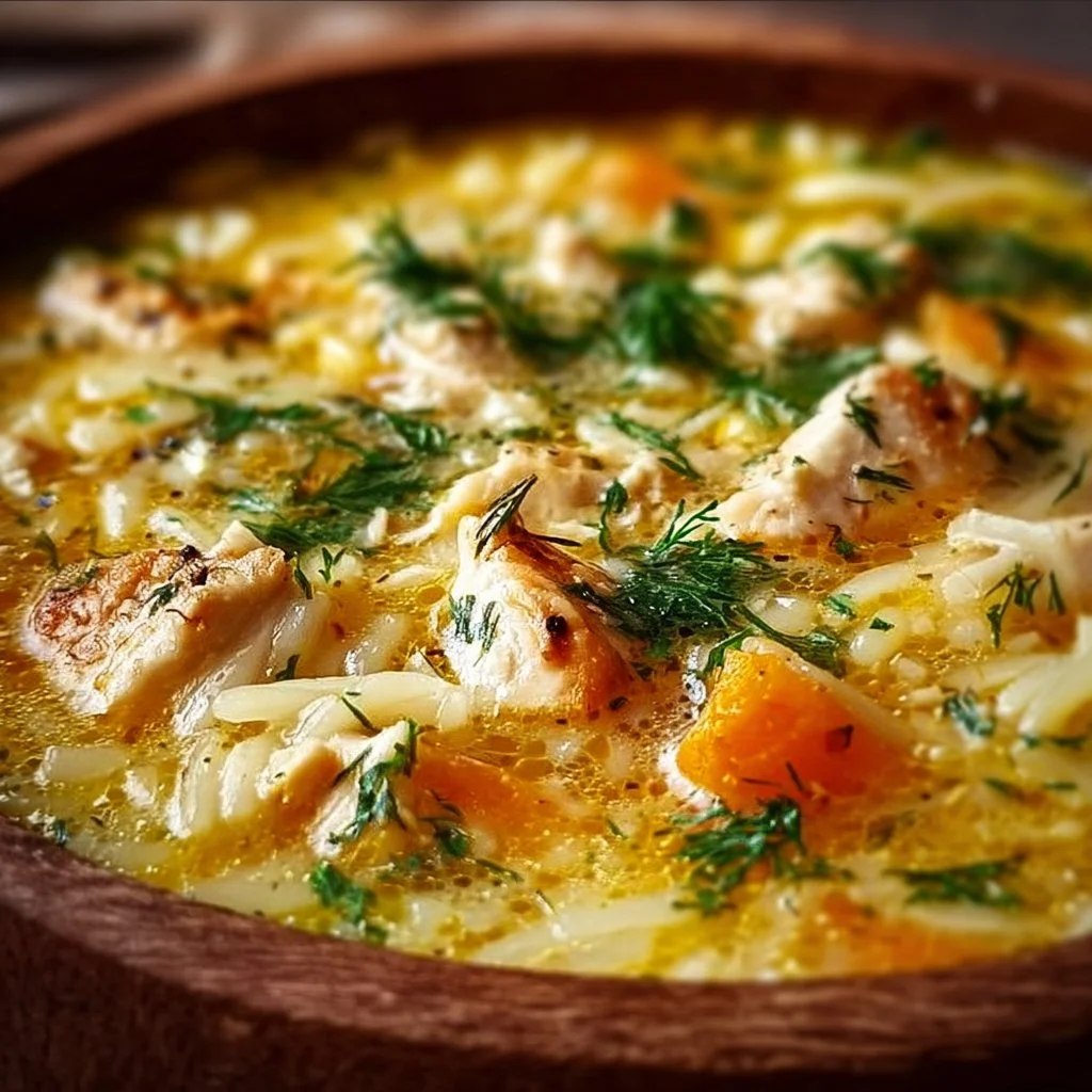 Greek Lemon Chicken Soup