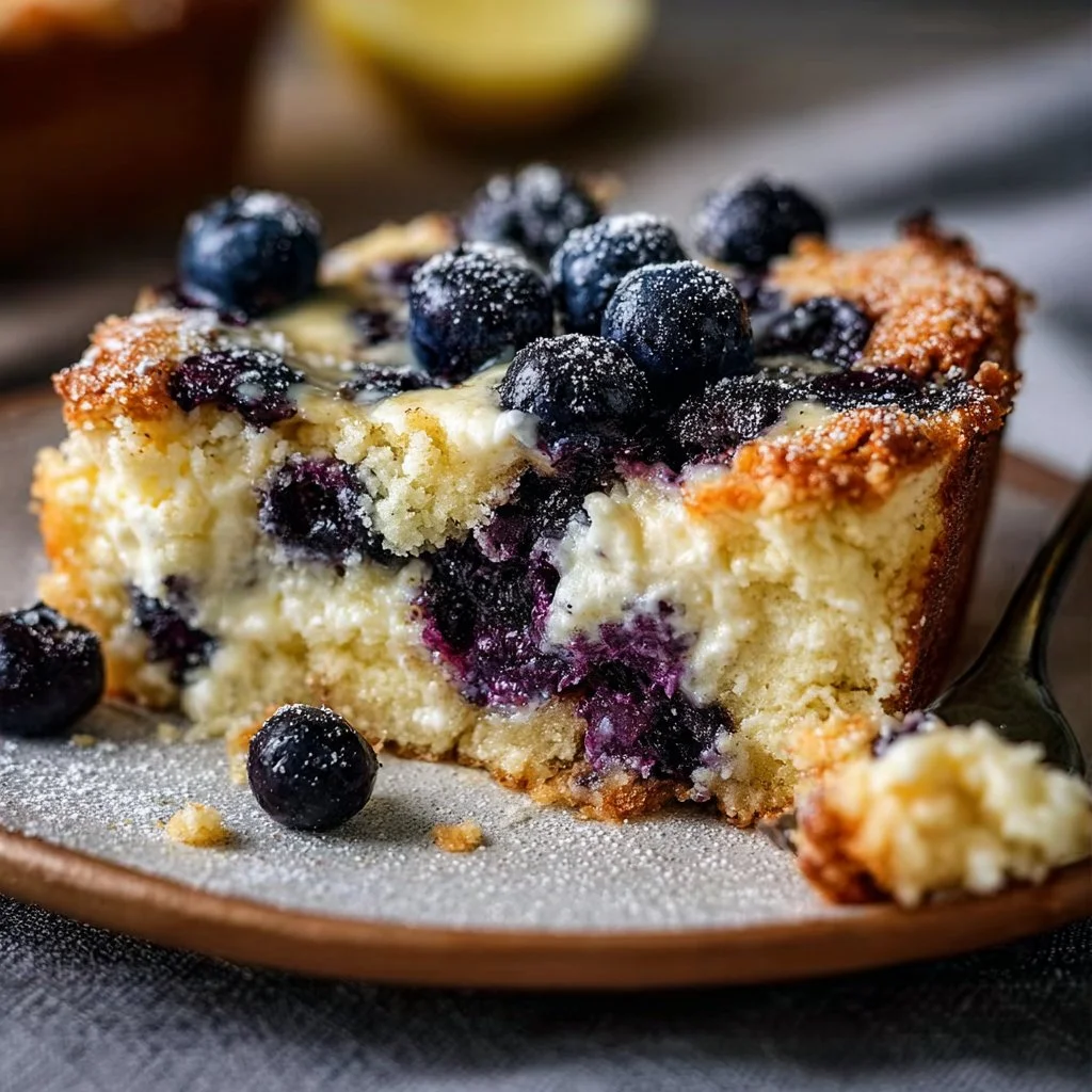High-Protein Lemon Blueberry Breakfast Bake