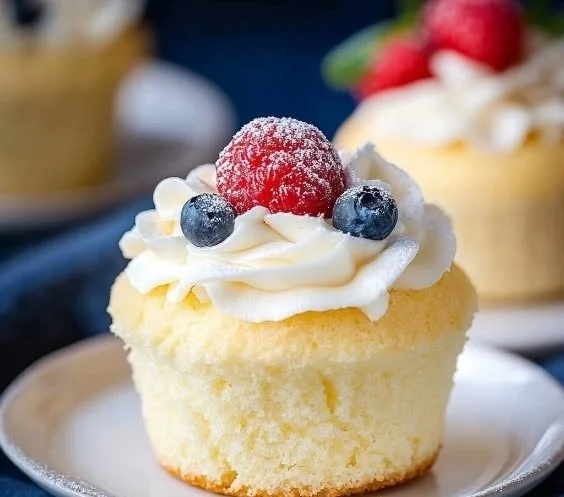 Hokkaido Chiffon Cupcakes
