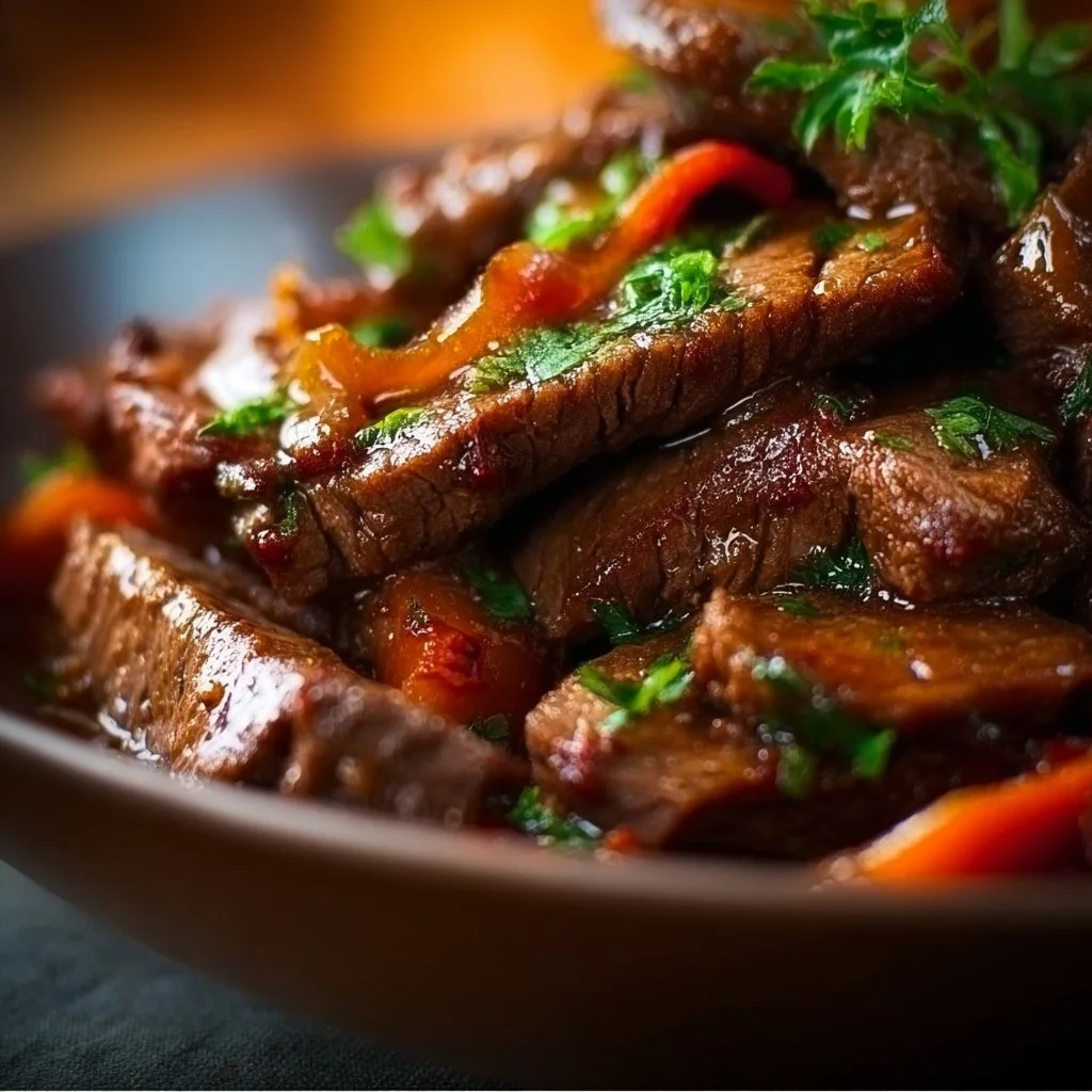 Lomo Saltado translates to "Stir-Fried Beef" in English.