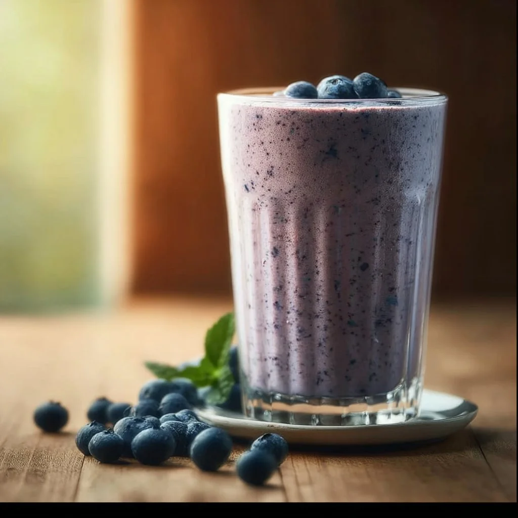 Nutritious Blueberry Protein Smoothie