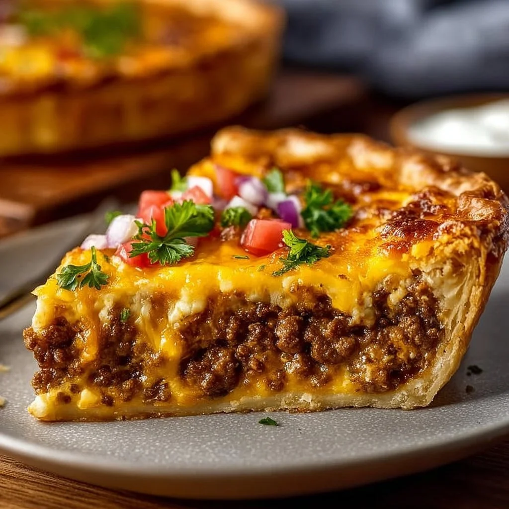 One-Pan Cheeseburger Pie Dinner