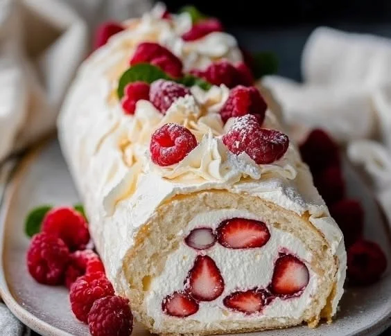 Pavlova Roulade