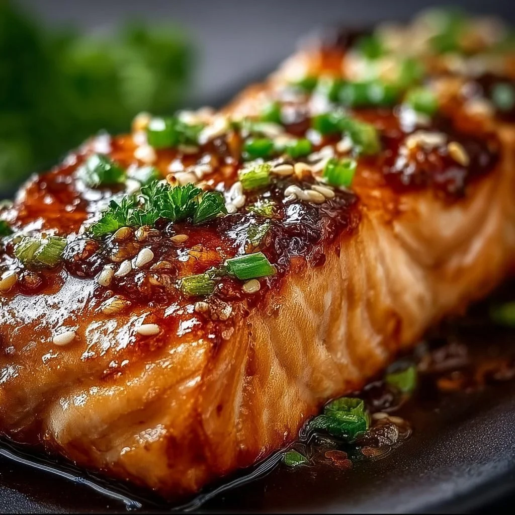 Perfectly Crispy Honey Garlic Salmon