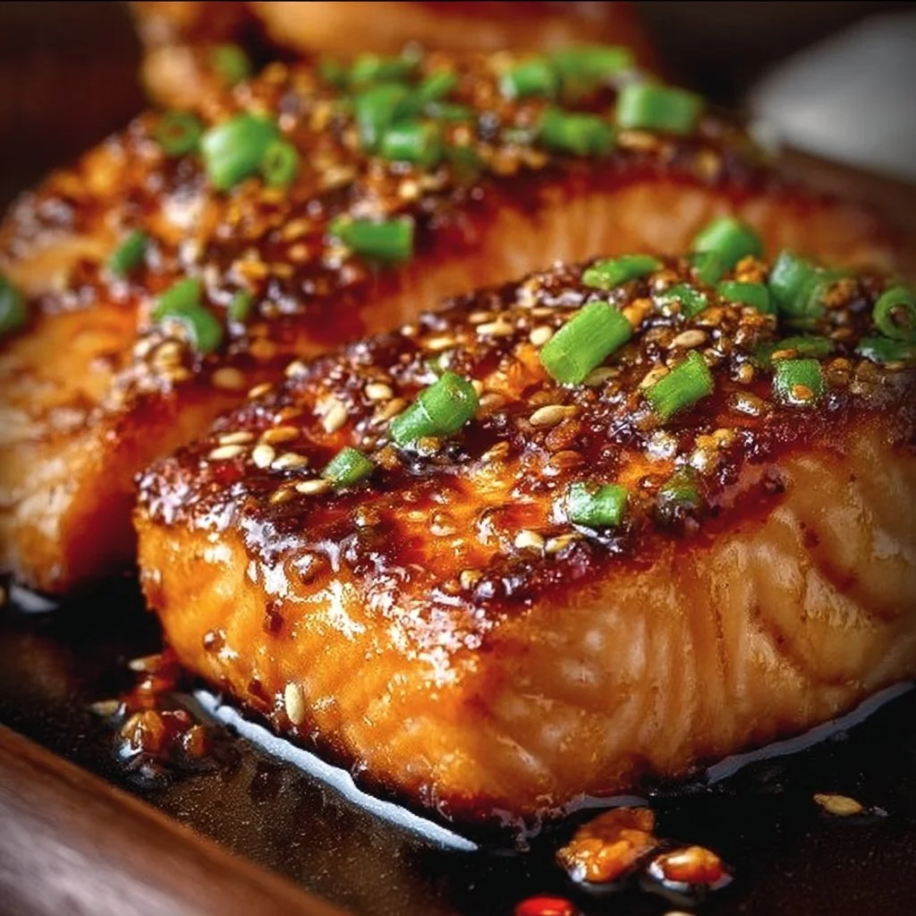 Perfectly Crispy Honey Garlic Salmon