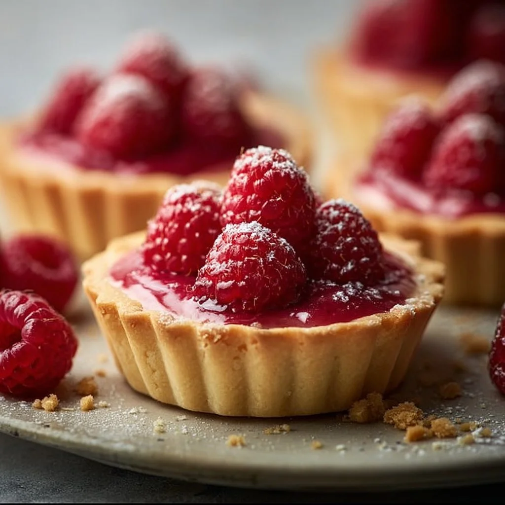 Raspberry Rose Tartlets