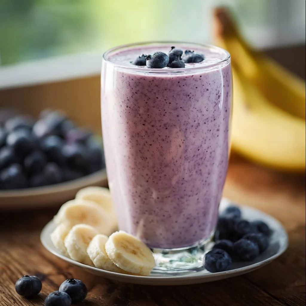 Refreshing Blueberry Banana Smoothie