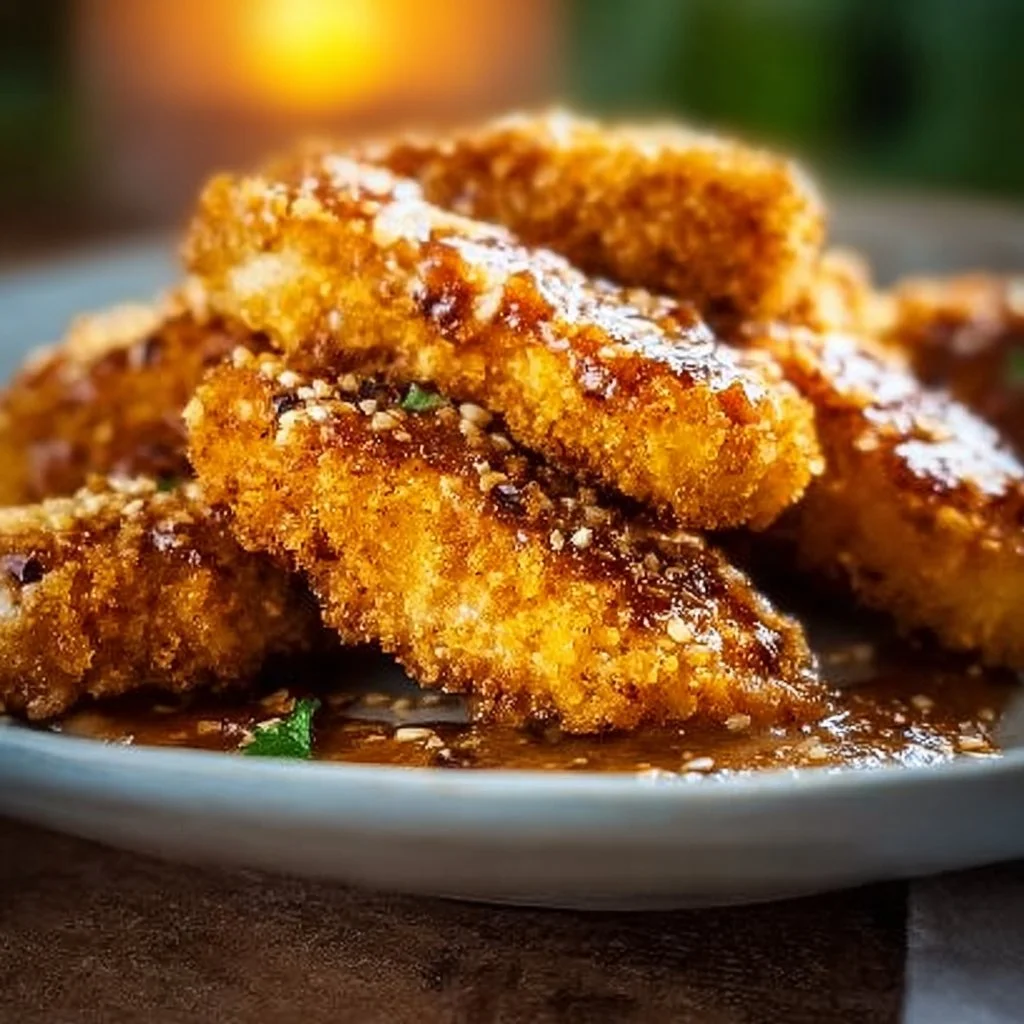 Tasty Honey Mustard Tofu Tenders