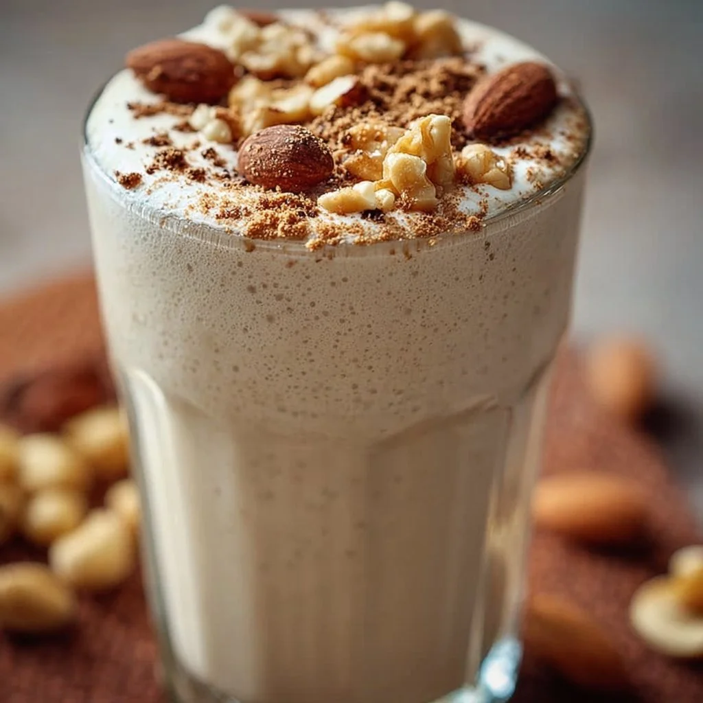 Vanilla Protein Shake with Nuts