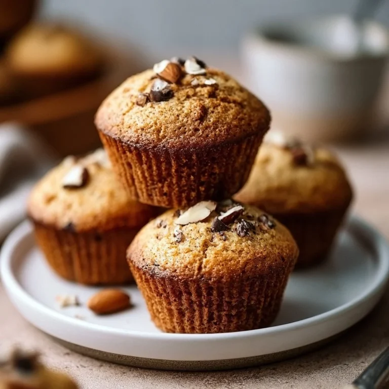 Delicious almond flour muffins fresh out of the oven