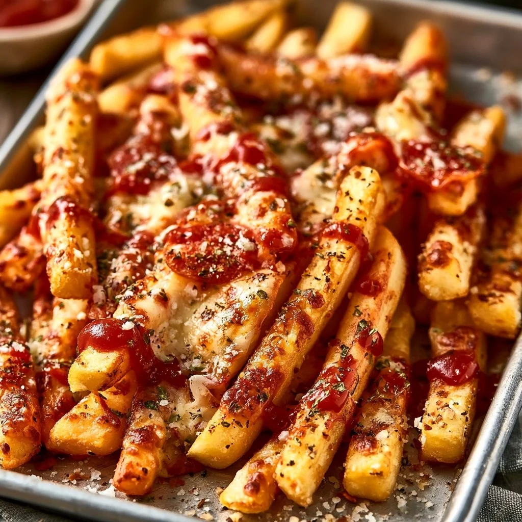 Baked Pizza Fries