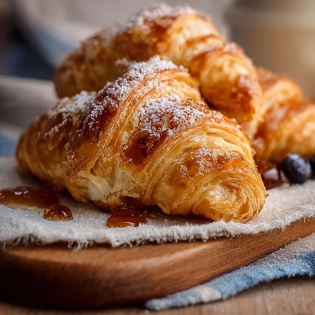 Buttery Cookie Croissants