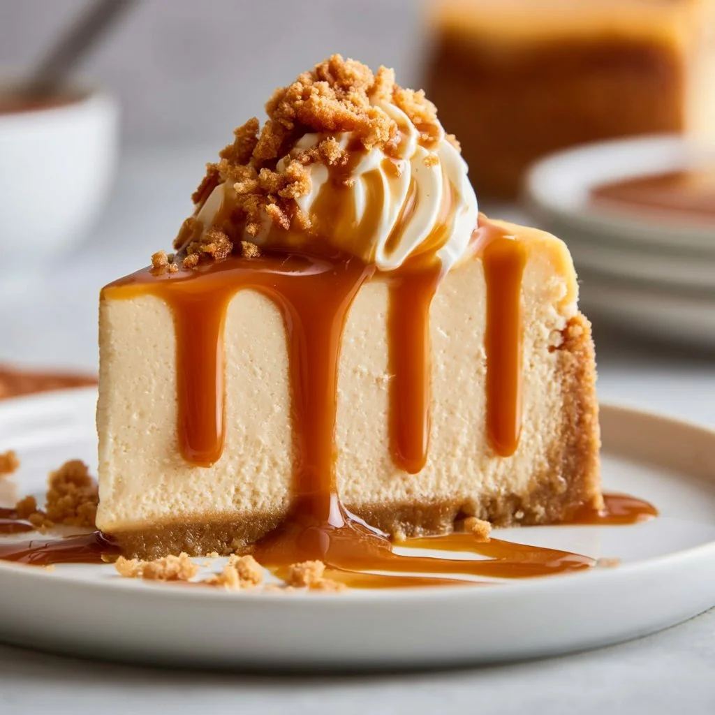 Caramel Drip Cheesecake