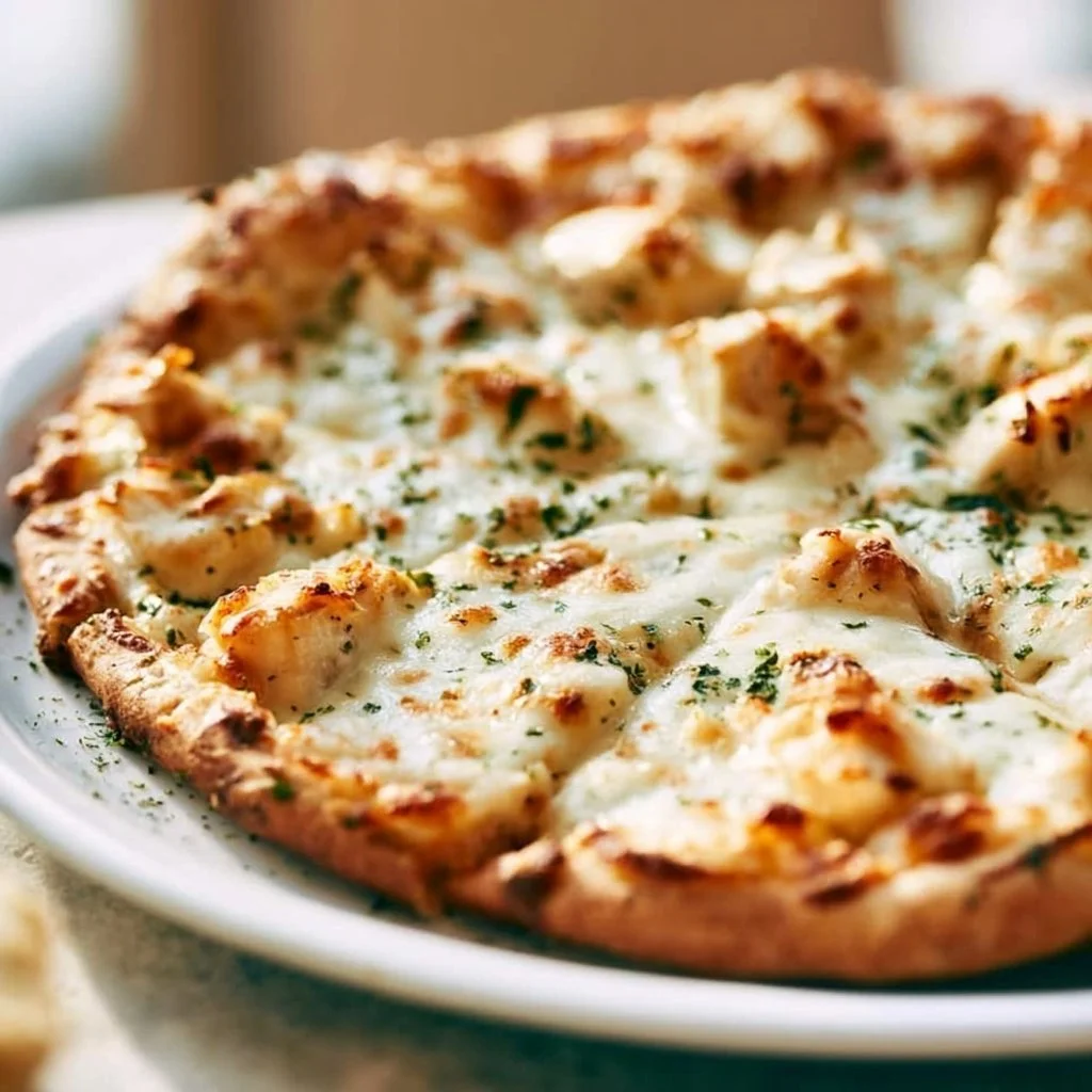 Chicken Alfredo Pizza
