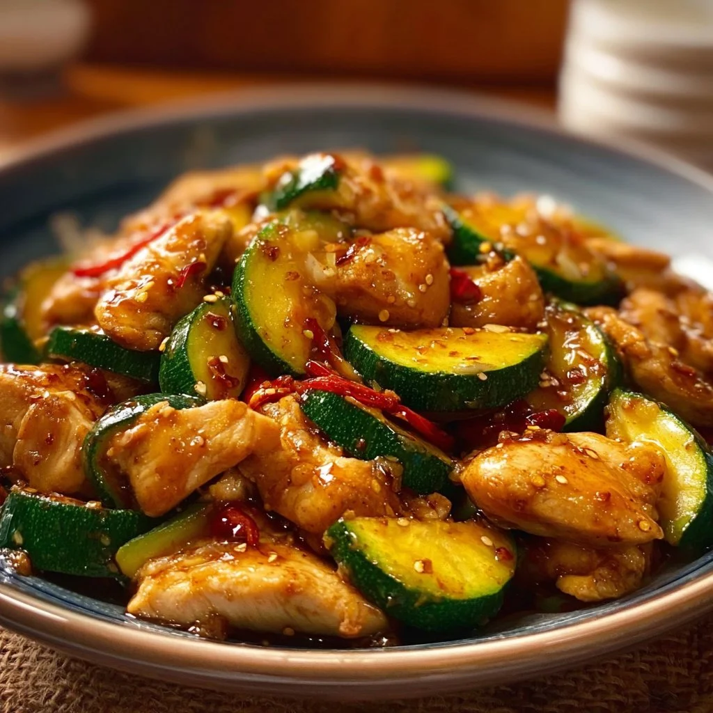 Chicken Zucchini Stir Fry
