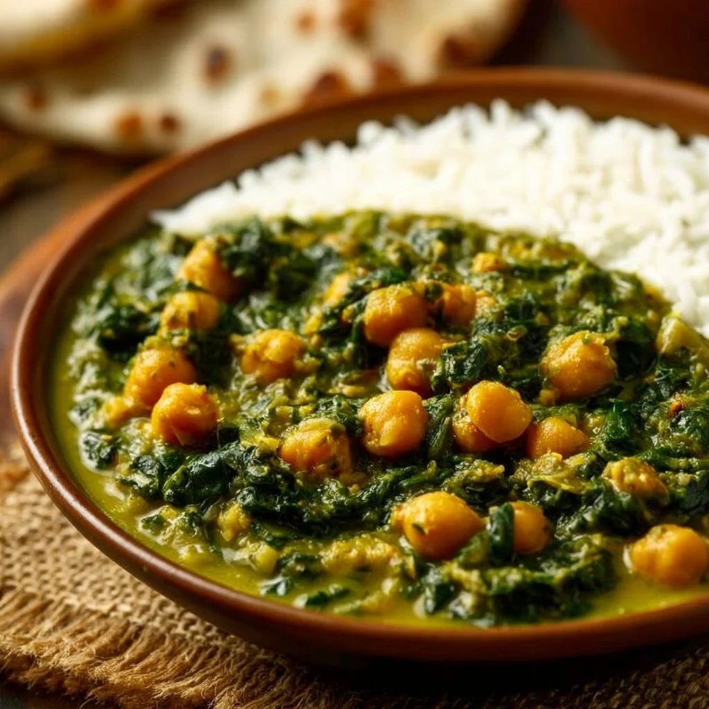 Chickpea Spinach Curry