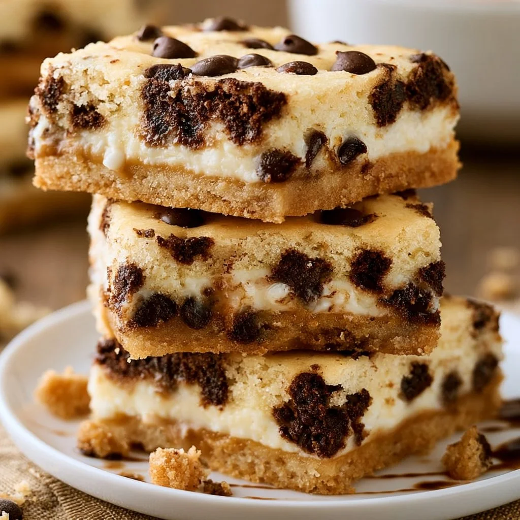 Chocolate Chip Cheesecake Bars