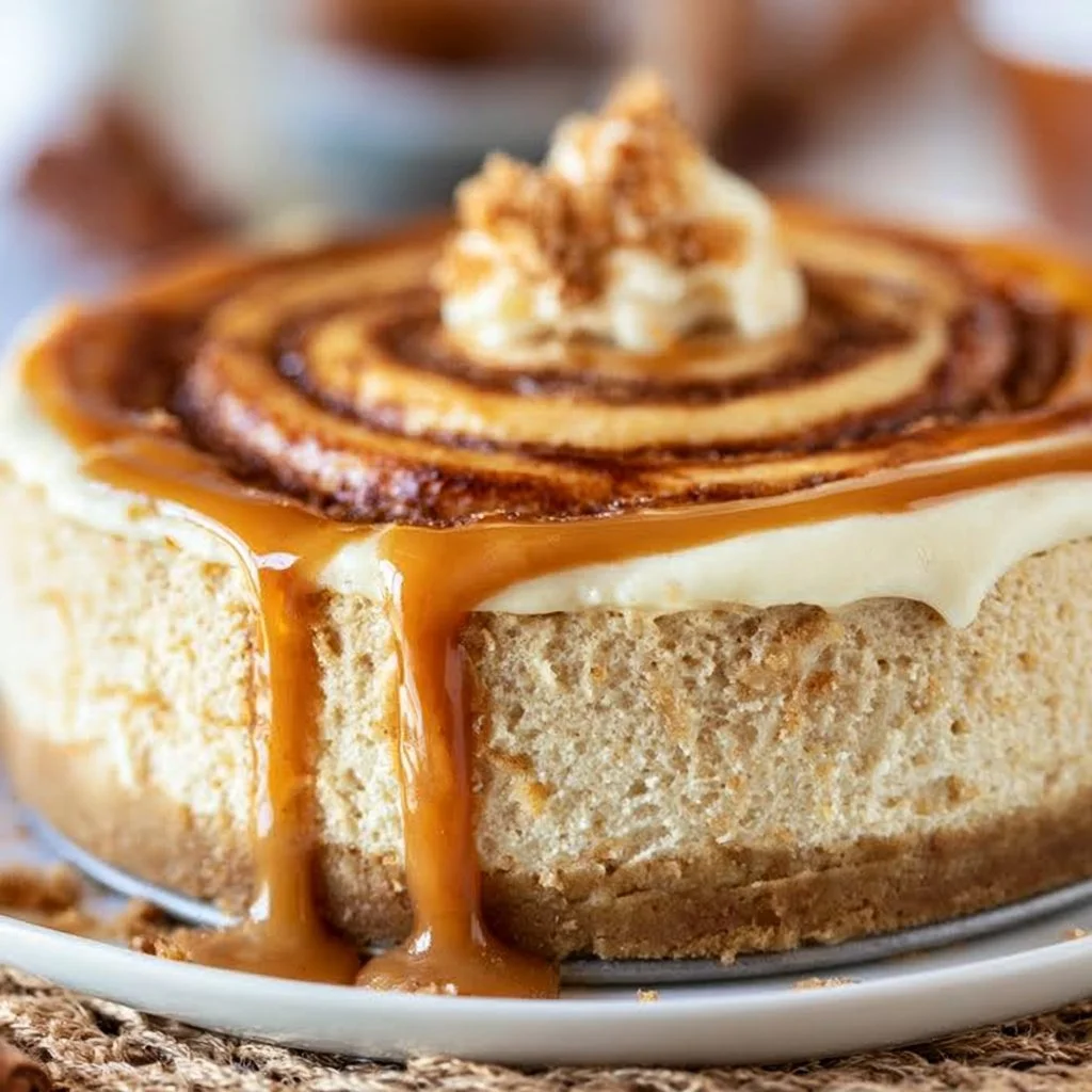 Cinnamon Roll Cheesecake