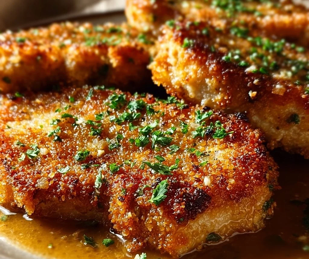 Crispy Baked Parmesan Pork Chops