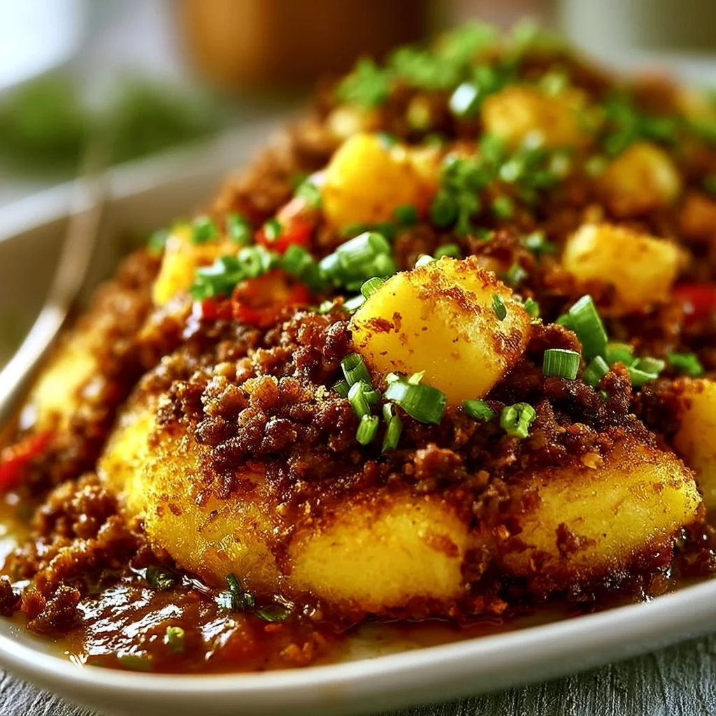 Crispy Ground Beef And Potatoes