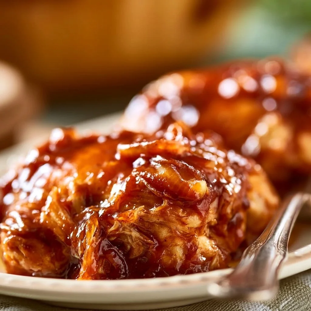 Crockpot BBQ Chicken - FlirtyFood