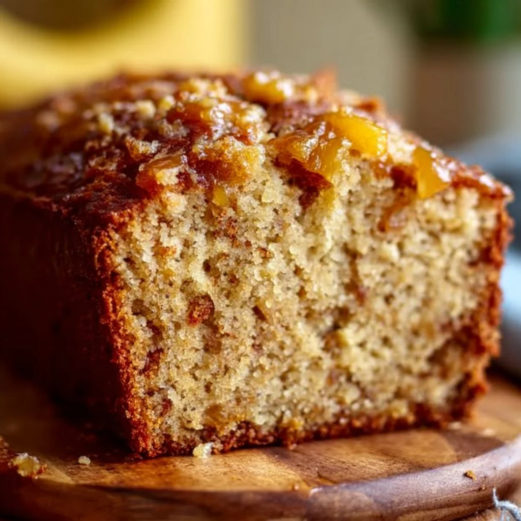 Family-Favorite Hawaiian Banana Bread with Crushed Pineapple