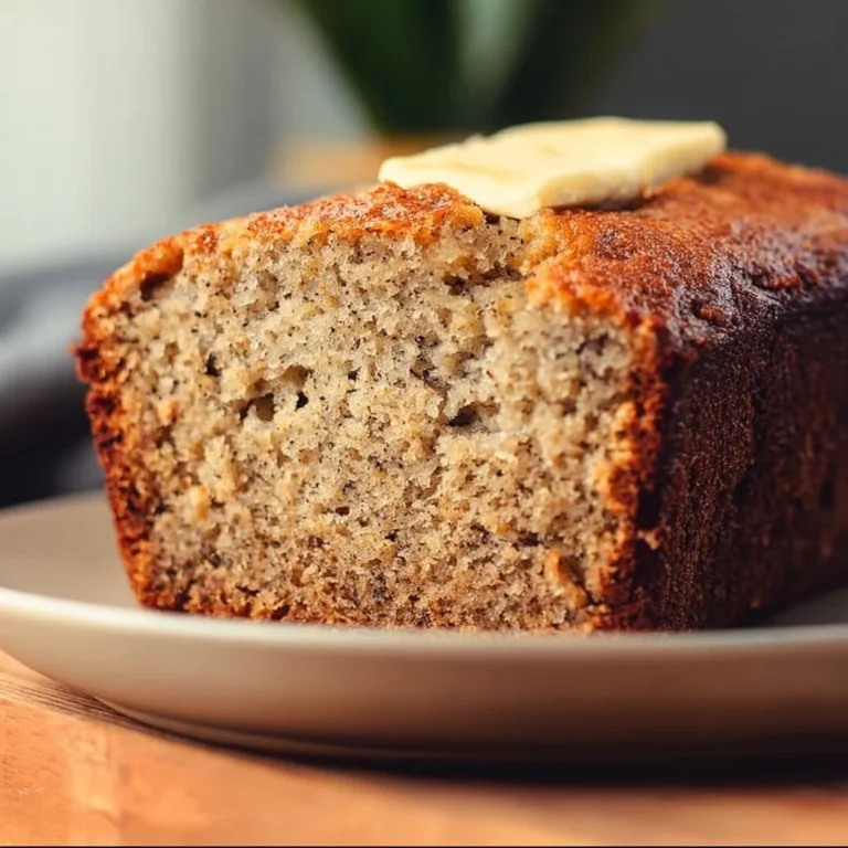 Foolproof quick banana bread recipe with ripe bananas and walnuts.