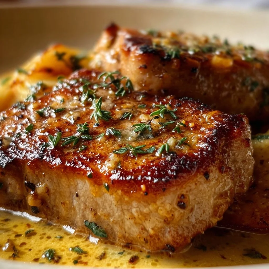 Garlic Butter Pork Chops