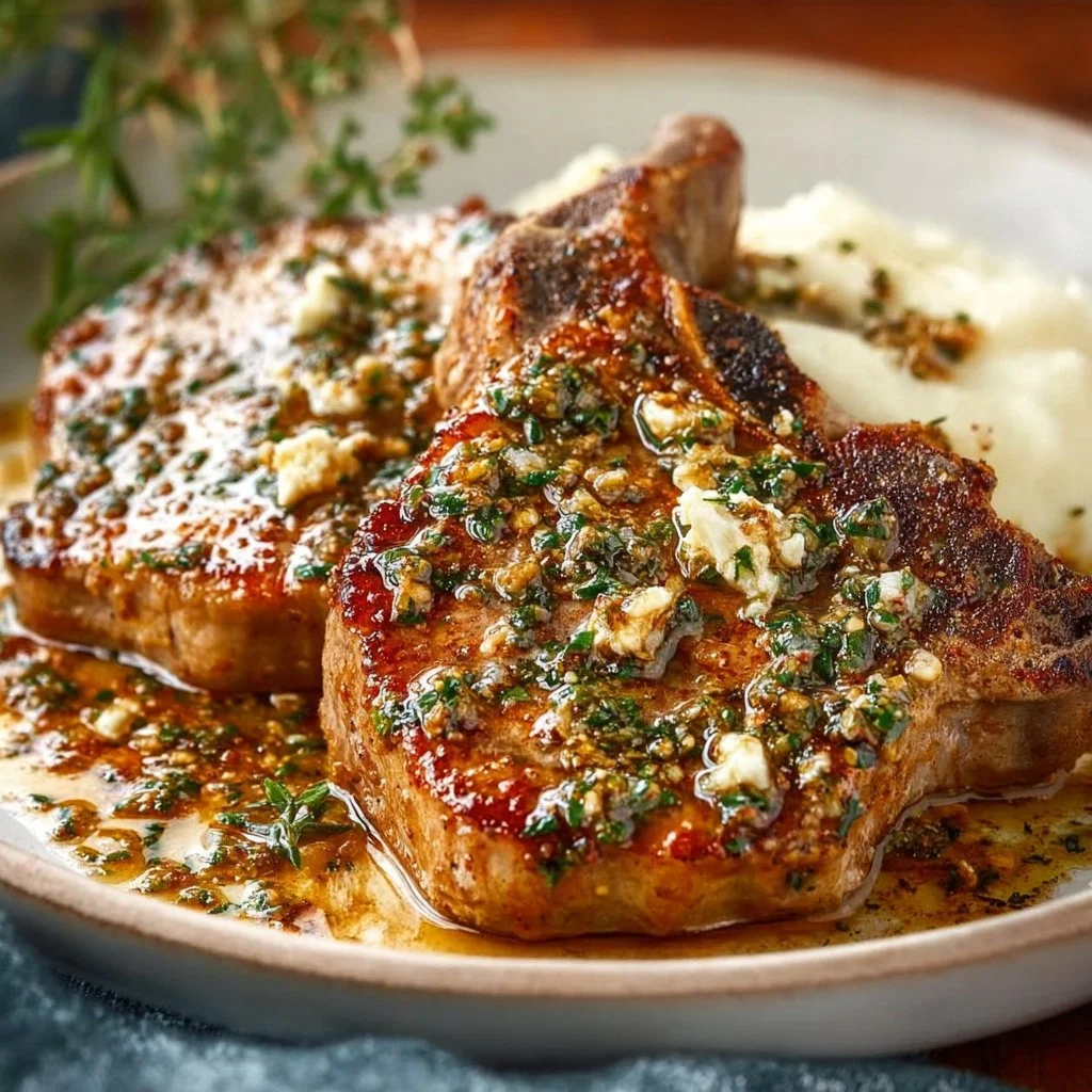 Garlic Butter Pork Chops