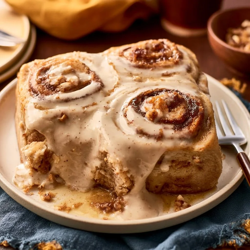 Gooey Banana Bread Cinnamon Rolls