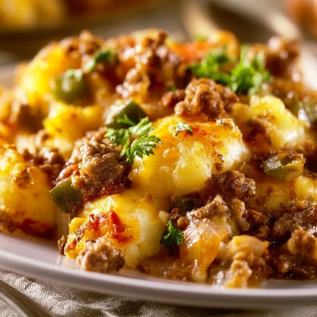 Ground Beef Potato Casserole